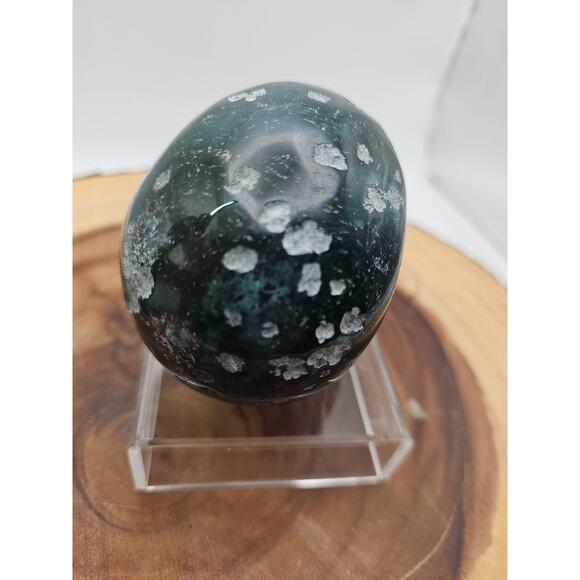 Moss Agate Skull 1.37lb - Picture 6 of 11
